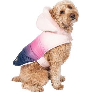 Justice Pet Reversible Puffer Jacket, Ombre Multi, XS